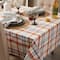 DII® 104" Autumn Afternoon Plaid Tablecloth